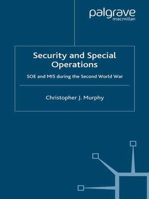 cover image of Security and Special Operations